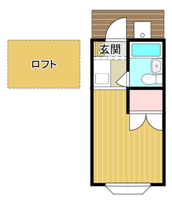 コーポ八軒台の間取り