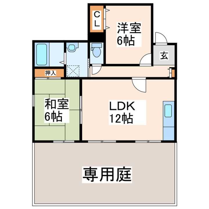 エクセルNAGAMINEの間取り