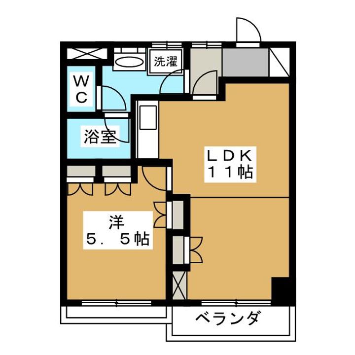 ハックベリーハイツの間取り