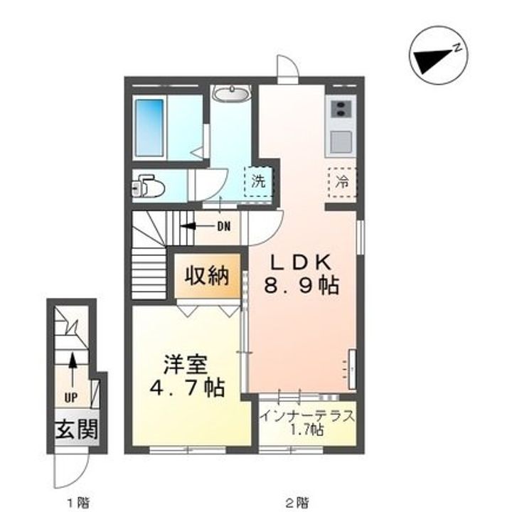 レインボーシティSVの間取り