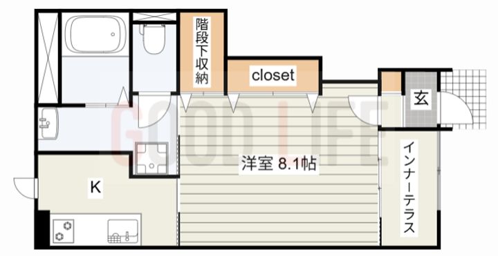 兵庫県丹波篠山市宇土(アパート)の賃貸物件の間取り