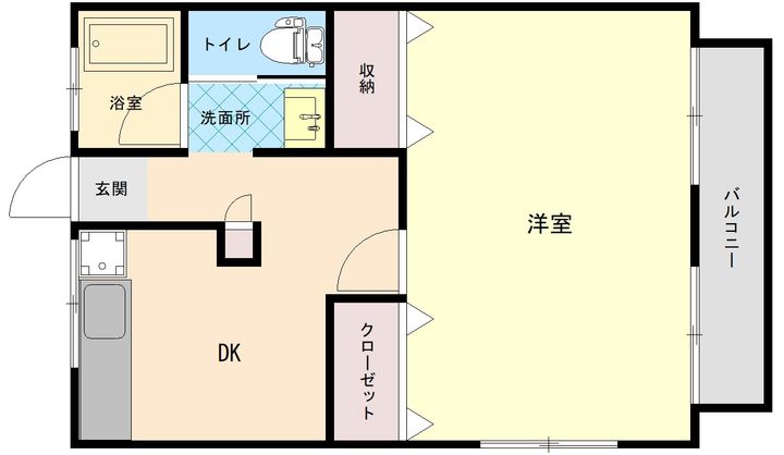 石原スカイハイツの間取り