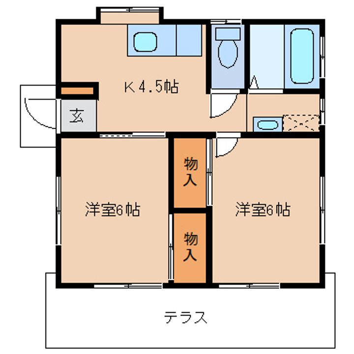 群馬県北群馬郡吉岡町大字南下(一戸建)の賃貸物件の間取り