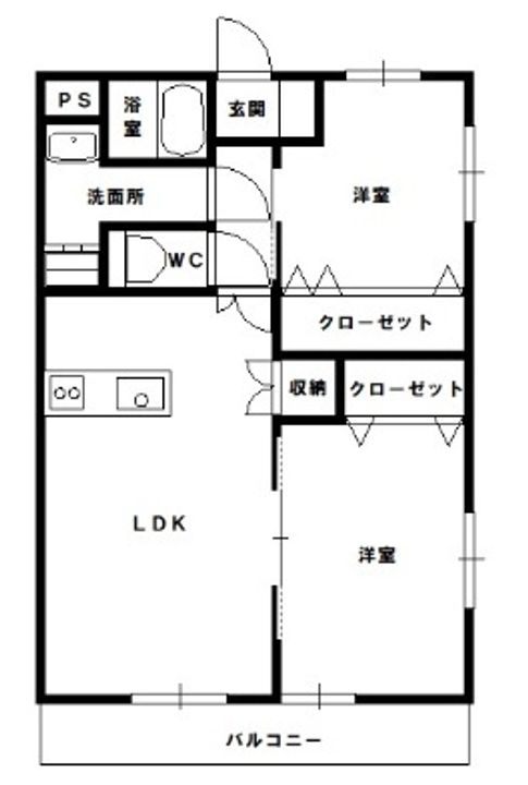 マンションシエルの間取り