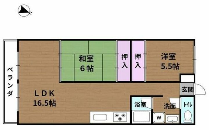 サンヴィレッジの間取り