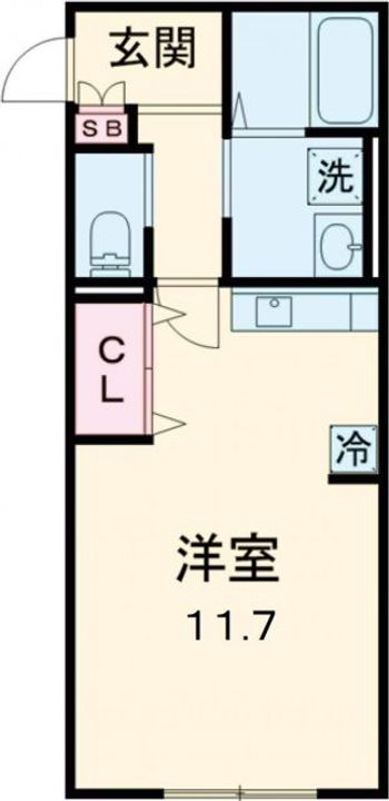 大阪府泉佐野市松原2(アパート)の賃貸物件の間取り