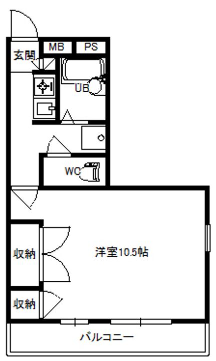 エクセルハイムAの間取り