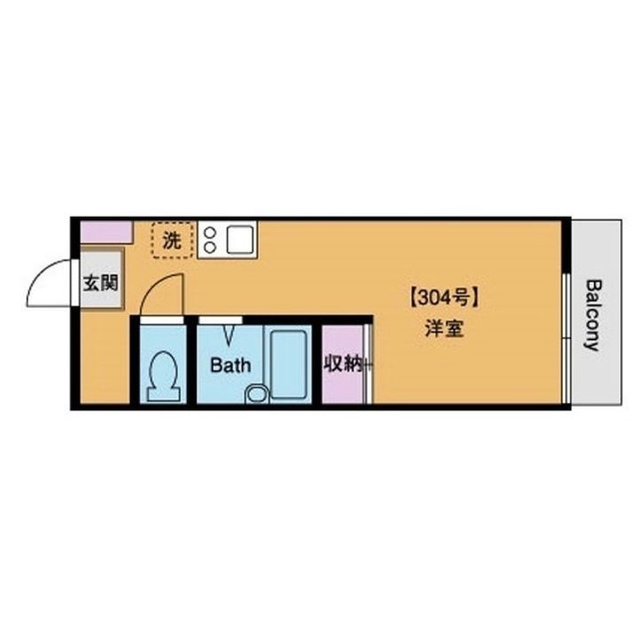 エクレールKVIの間取り