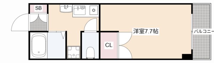 ウエストコーポの間取り