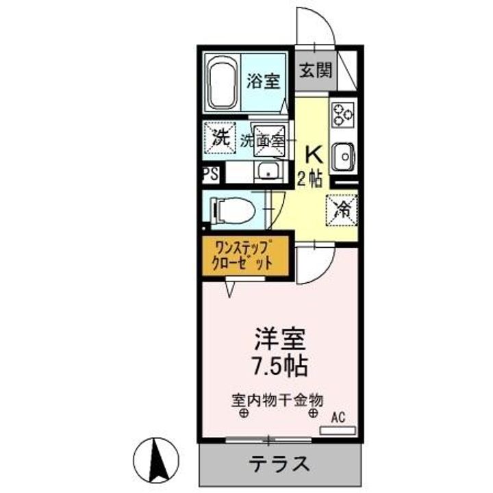 神奈川県相模原市中央区相模原3(アパート)の賃貸物件の間取り