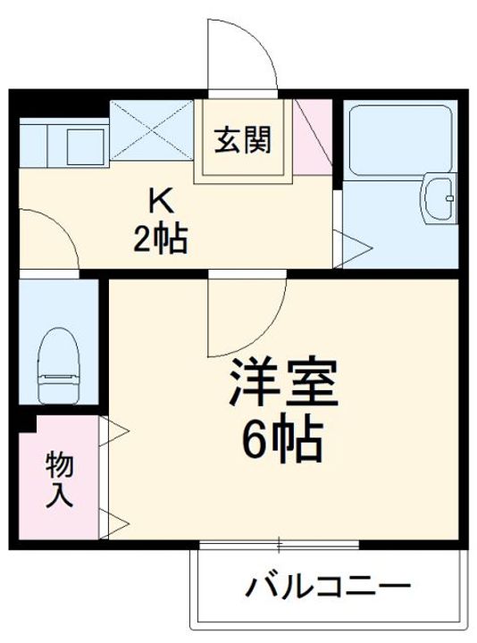 アビタシオンフレンドの間取り