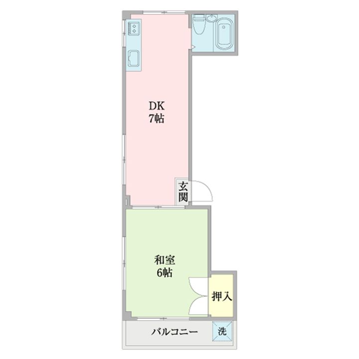 大西ビルの間取り