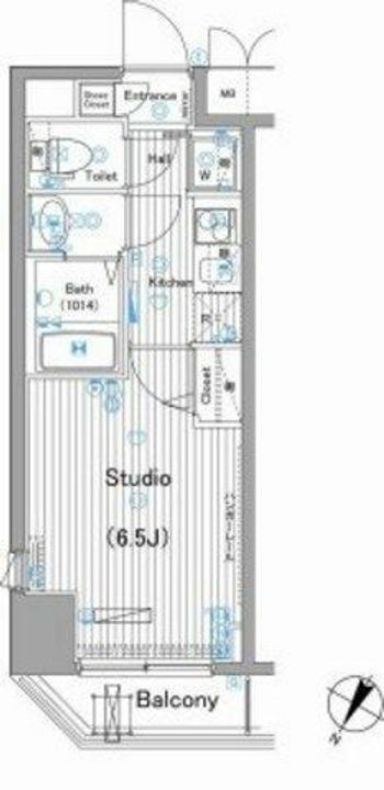 ガーラ・シティ渋谷幡ヶ谷の間取り