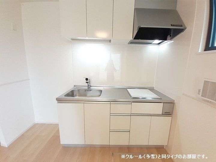 (仮)高砂1丁目アパートのキッチン