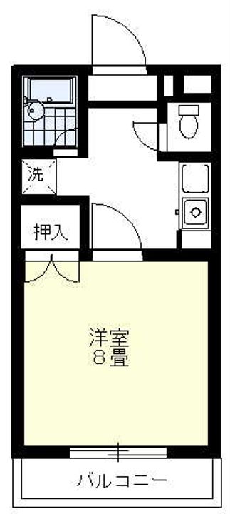 フォルム水前寺南の間取り