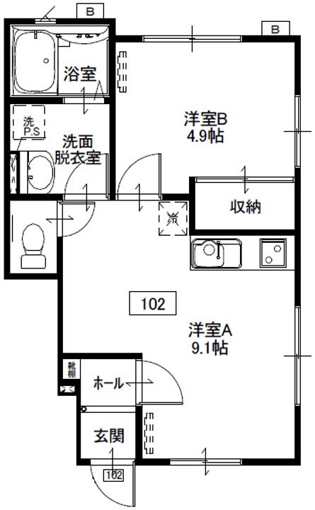 ピュアフォレストIIIの間取り