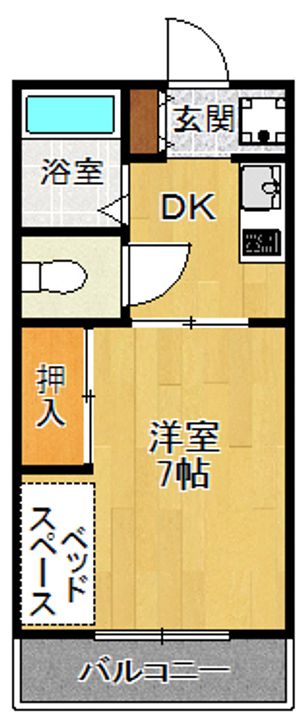 コートアゼリアの間取り