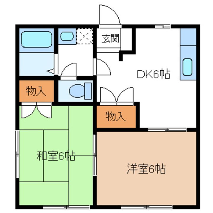グリーンハイツ関根の間取り