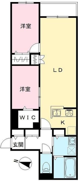 東京都日野市多摩平6(マンション)の賃貸物件の間取り