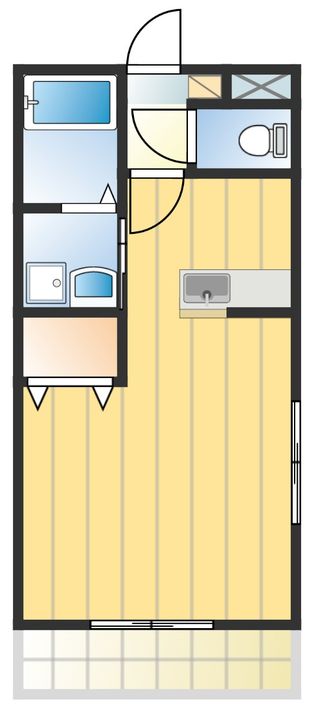 神奈川県川崎市川崎区渡田3(アパート)の賃貸物件の間取り