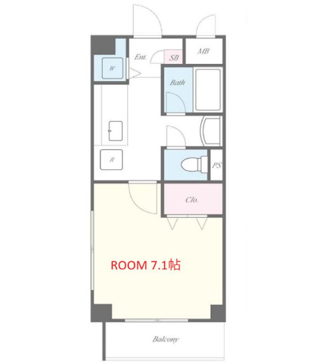神奈川県横浜市港南区上大岡西3(マンション)の賃貸物件の間取り