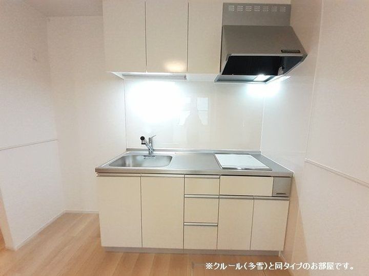 (仮)高砂1丁目アパートのキッチン