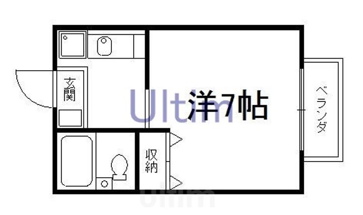 ボナール桃山の間取り