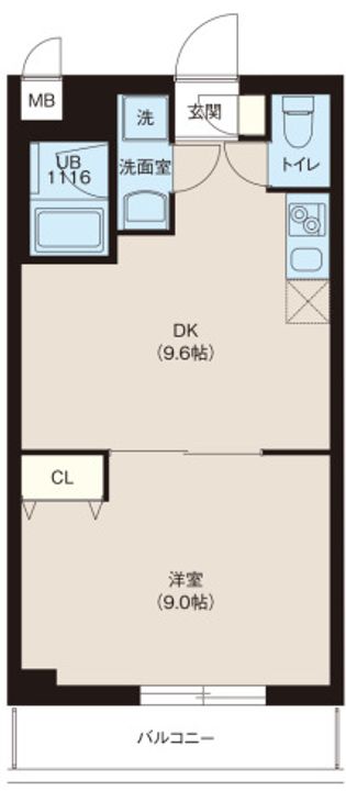 東京都板橋区坂下1(マンション)の賃貸物件の間取り
