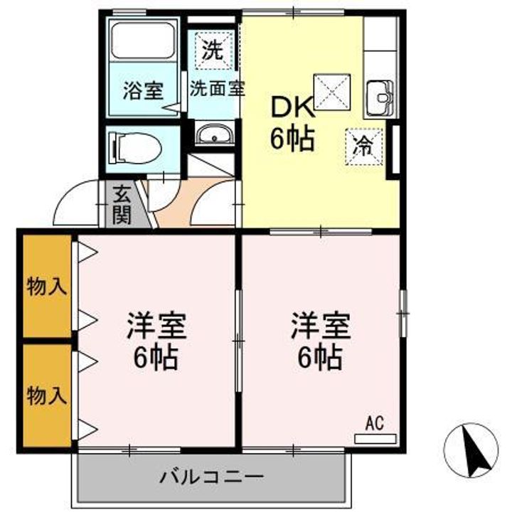 アルストロメリアの間取り