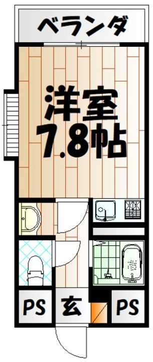 オリエンタル南小倉の間取り