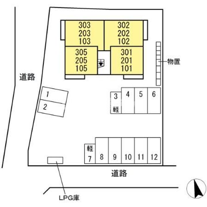 福島県福島市郷野目字宝来町(アパート)の賃貸物件のその他画像