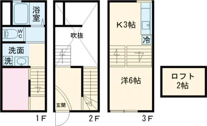 MOKKU HOUSEの間取り