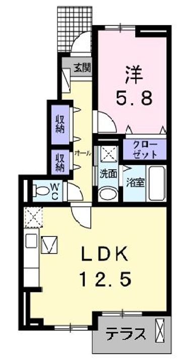 サニーパレスIの間取り