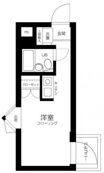 東京都杉並区高円寺北2(マンション)の賃貸物件の間取り
