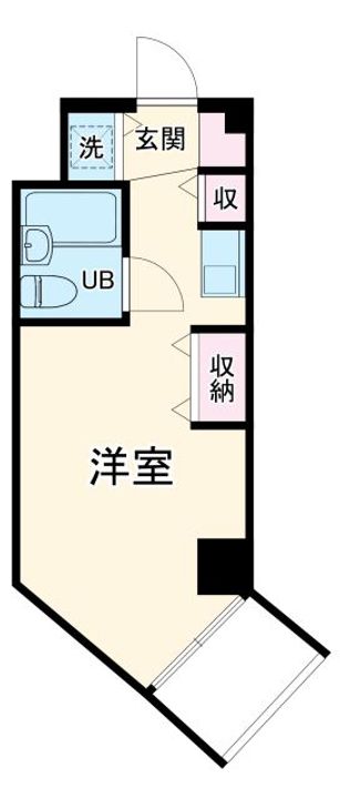 コスモハイム元住吉の間取り