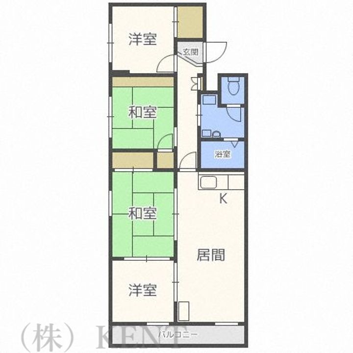 上野マンションの間取り
