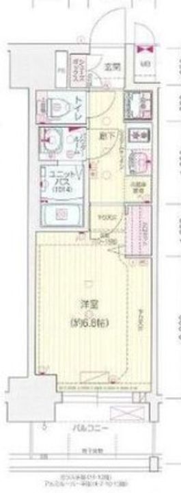 プレサンスNAGOYA覚王山の間取り