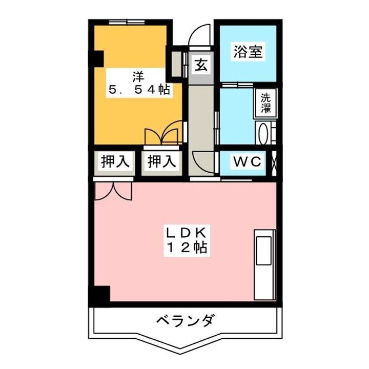 プルミエール市川の間取り