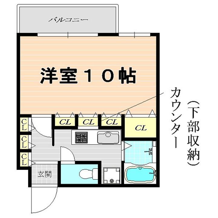 レインボー中津の間取り