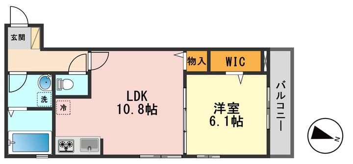 東京都江戸川区篠崎町7(アパート)の賃貸物件の間取り