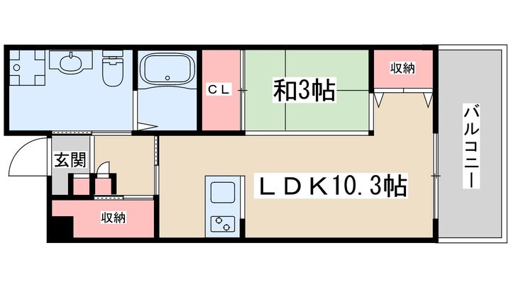 ロハス江坂の間取り