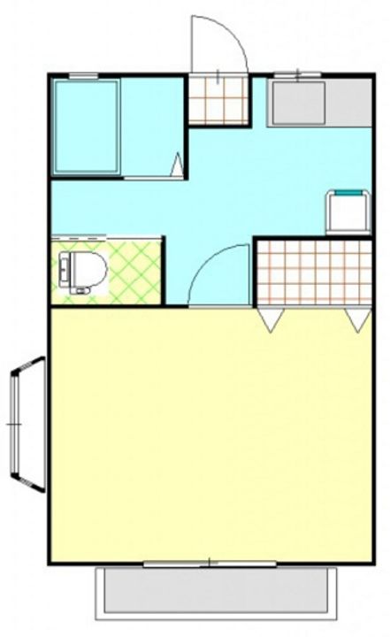 コーポラスKの間取り