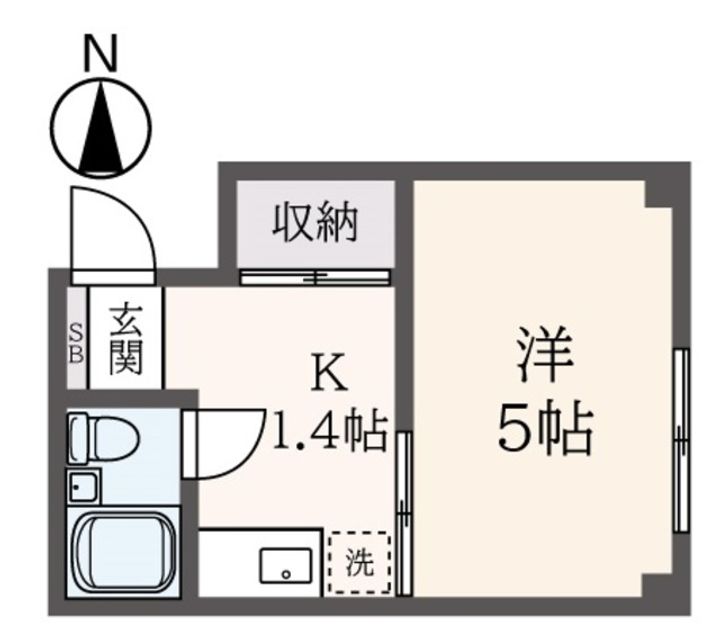 府中寺岡ビルの間取り