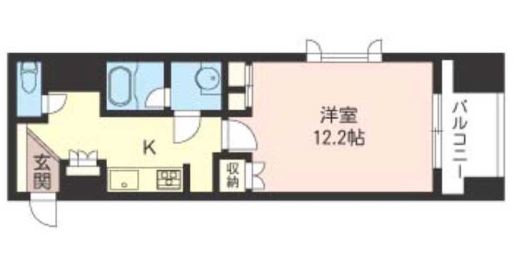 東京都中央区銀座3(マンション)の賃貸物件の間取り