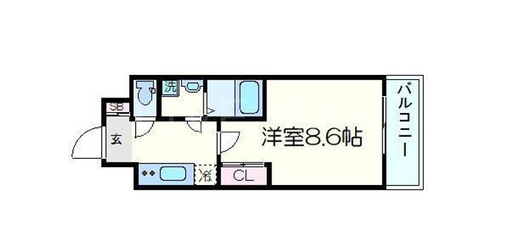 アーバンフラッツ五条堀川の間取り