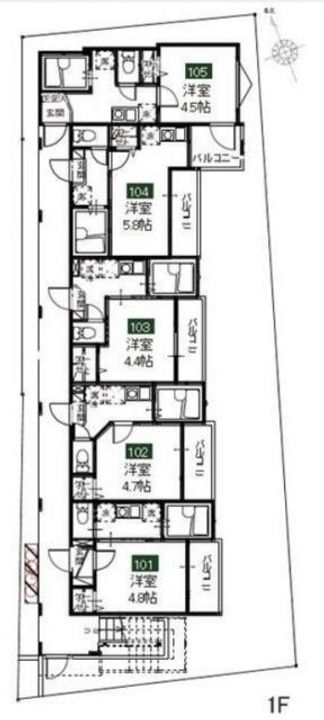 メルディア西新井本町の間取り