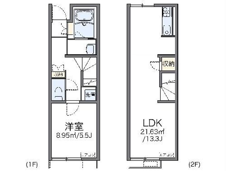 レオネクストリバーチェリーの間取り
