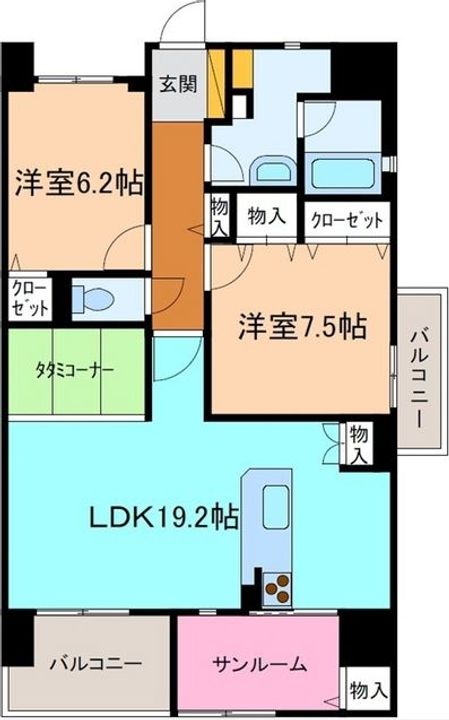 フォレスト金沢西泉の間取り