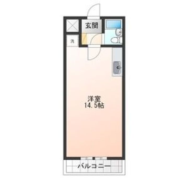 栃木県宇都宮市滝の原3(マンション)の賃貸物件の間取り