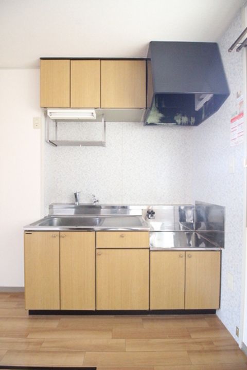 ソレイユキノミA棟のキッチン